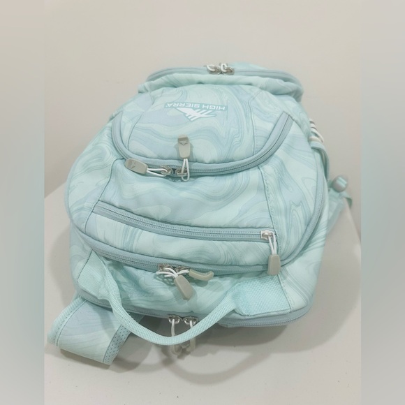 High Sierra‎ Swoop Backpack, Bookbag Fits most 17” Laptops, Waves - Picture 8 of 12